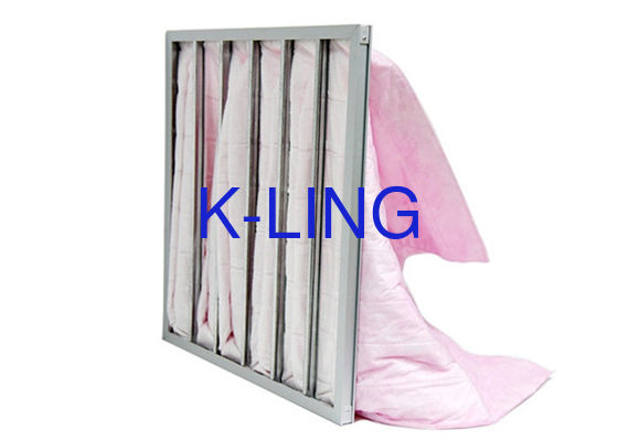 F5-F9 Sentetik Elyaflı Orta Verimli Cep Hava Filtresi Torbası