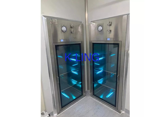 UV Lambalı 0.3m / s ile Kararlı Güvenlik Yüksek Hassasiyetli Temiz Dinamik Geçiş Kutusu