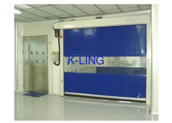 PVC Rolling Door 25m / S Hız ile Temiz Oda Geçidi Hava Duşu Tüneli