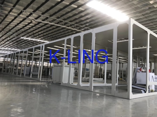 Endüstriyel ≤60dB Gürültü İçin Yüksek Verimli H13-H14 Filtre Sınıfı Softwall Temiz Oda