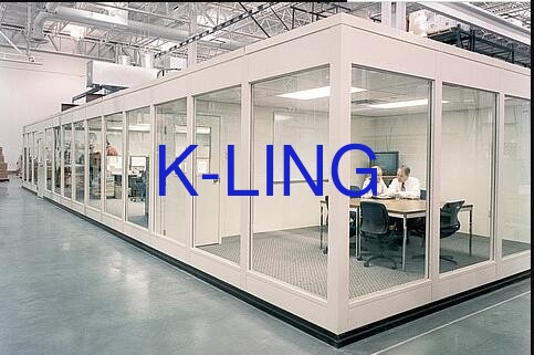 Hava Hızı 0.3-0.5m / S ile Parlatma Softwall Temiz Oda Kurulumu Kolay