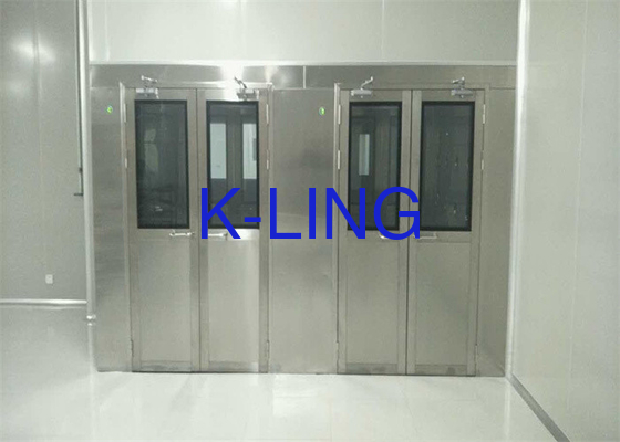 Otomatik Kaydırma Kapısı Paslanmaz Çelik 304 Hava Duş Odası Faydaları İçin