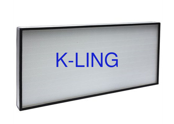 Alüminyum alaşımlı çerçeve ve sıcak erimiş yapıştırıcı ile ULPA cam lif filtresi