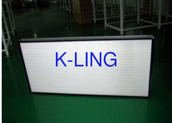 Endüstriyel Alüminyum Alaşım Çerçeve ULPA / HEPA Hava Filtresi Özel Boyut