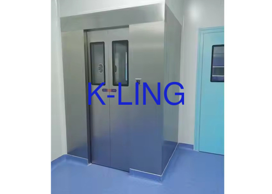 220V/50Hz Güç kaynağı Otomatik Kaydırma Kapısı ile Özel Tip Hava Akışı Hava Duşu