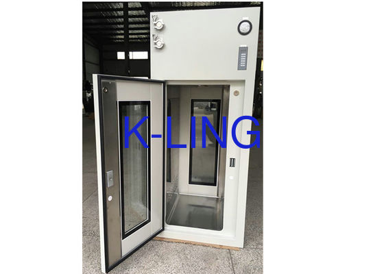 GMP Atölyesi İçin Özelleştirilmiş Paslanmaz Çelik 201 Hava Duşu Geçiş Kutusu