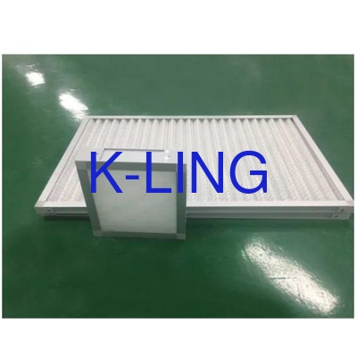 PU köpüklü orta malzeme ile panel filtresi yapımı Plet panel hava filtreleri G1-G4 verimlilik