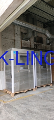 Üst - 304 Paslanmaz Çelik Hava Duşu Odası, 20-25m/s Hava Hızı ve Modül Montaj Tipi