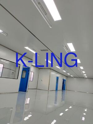 Sınıf 1000/ISO5/ISO6/ISO7 standartlarına göre 65 DB'den daha az gürültü seviyesi ve 300Lux'tan daha fazla arıtma ışığı olan modüler temiz oda