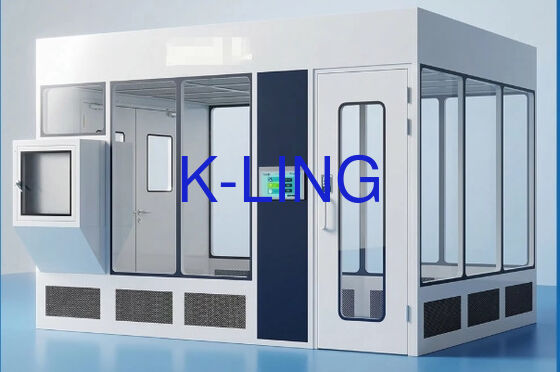 Havacılık Üretimi için ISO5/ISO6/ISO7/ISO8 Sertifikalı, HEPA Filtreli ve Ön Filtreli, PVC Antistatik Zeminli Modüler Temiz Oda