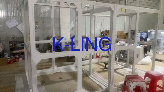 ISO Sınıf 5 ila ISO Sınıf 8 Pvc Vinyl Zeminiyle Modüler Temiz Oda Kontrol Edilen Çevreler İçin Tozsuz Temiz Oda Çözümleri
