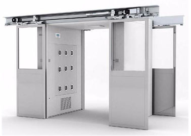 Elektronik Fabrikası İçin Slayt Otomatik Kapı Sınıf 100 Temiz Oda Hava Duşu