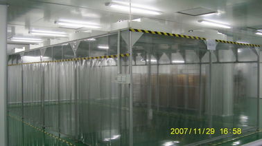 ISO8 Softwall Temiz Oda / H14 HEPA Filtre Üniteli Dikey Laminer Hava Akış Kabini