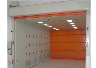 PVC Hızlı Haddeleme Kapılı 3PH 380V Büyük Uzay Hava Duşu Tüneli