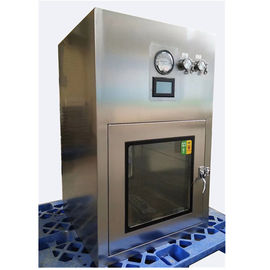 Tamamı SUS304 Dinamik Temiz Oda Geçiş Kutusu Elektrikli Inter Soyunma 220 V 60 HZ