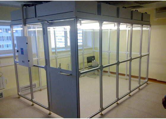 OEM Alüminyum Profil Çerçeve Softwall Temiz Oda ISO 5 ISO 7 Dağıtım Kabini