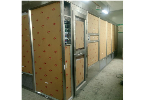 Paslanmaz Çelik Çerçeve Pleksiglas Duvar Softwall Temiz Oda GMP Standardı