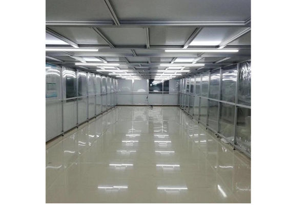 PLC Kontrol Sınıfı 100 Softwall Temiz Oda 1 Yıl Garantili Özel Boyut