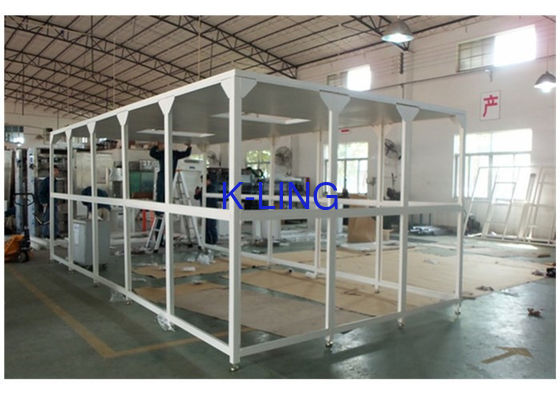 H14 Hepa Filtre Softwall Temiz Oda Toz Boyalı Çelik Özel Boyut