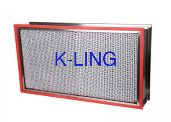 Yüksek Sıcaklık 250 ℃ Pişirme Fırını Egzoz Filtresi Kırmızı Silikon Tutkal