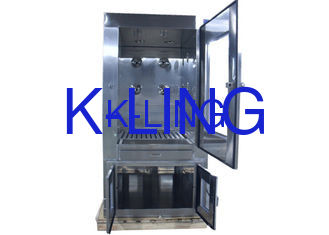 380V / 50HZ, Üç Taraflı Üfleme ile Zemin Standı Hava Duş Geçiş Kutusu