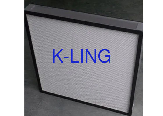 Alüminyum çerçeve ve hava arıtma için H12-H14 verimliliği ile 24x24 Inç Mini Pleat HEPA Hava Filtresi