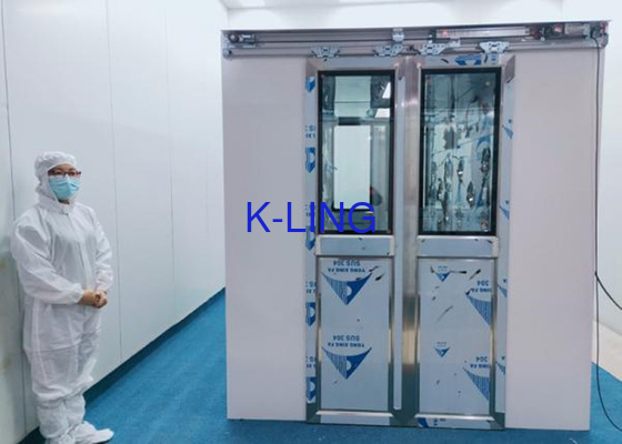Santrifüj Fan CE Sertifikası ile GMP 380V SS Temiz Oda Hava Duş Sistemi